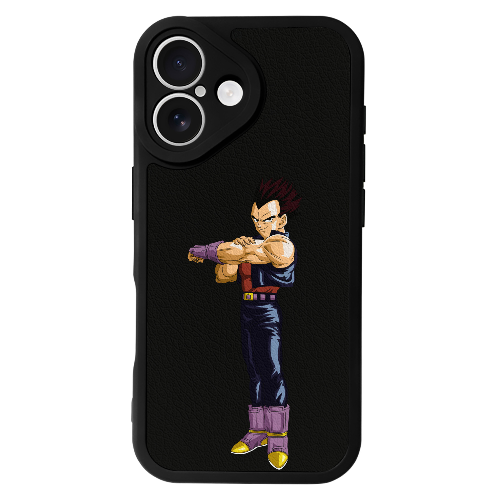 （画像用） ドラゴンボール ベジータ四世（Bejīta Yonsei）DRAGON BALL Vegeta IV 【iPhone 16シリーズ対応】シリコンスマホケース（レザー調） 材質：シリコン